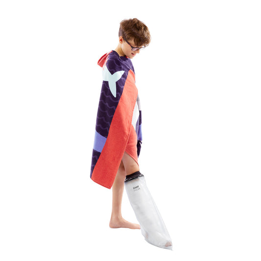 Children's Half Leg Cast Waterproof Protector - 8-10 yrs