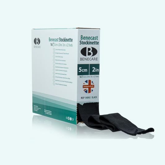 Cotton Ribbed Stockinette - Black