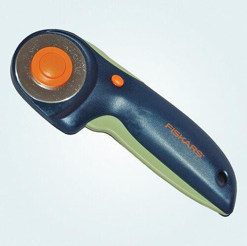 The Fiskars 45mm Comfort Grip Rotary Cutter