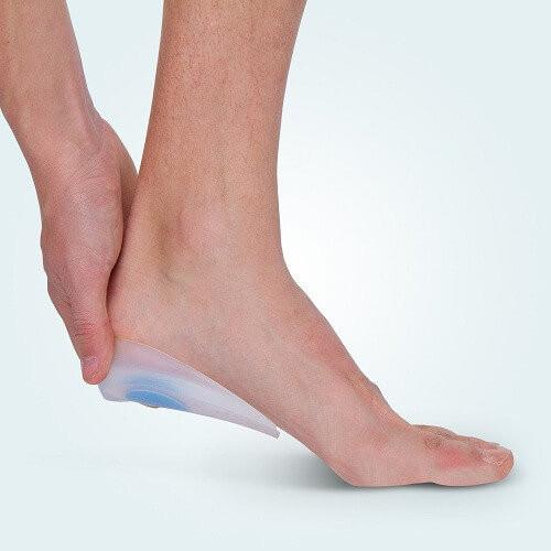 The Benecare Silicone Heel Cups helps relieve pain from Plantar Fasciitis, Heel Spurs, Bursitis, Achilles Tendonitis, and Pressure Ulcers.