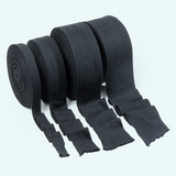 Cotton Ribbed Stockinette - Black