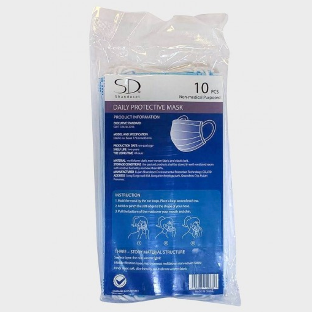 3 ply Face Masks (10 Pack)