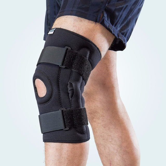The Benecare Hinged Knee Stabiliser offers support for weak unstable knees.