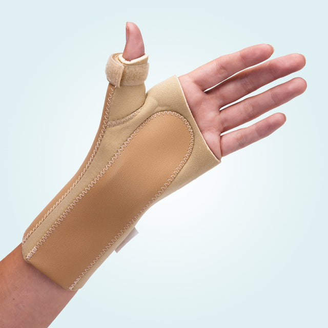 The Benecare Neoprene Closed Wrist/Thumb Support, protects and supports the wrist and thumb.