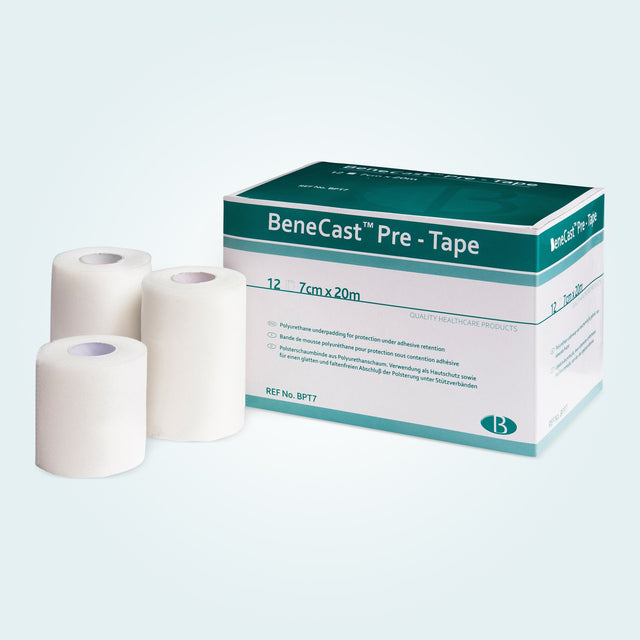 Benecast Pre-Tape underwrap come in boxes of 12 rolls.