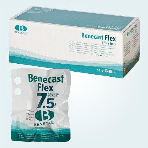 Benecast Flex (semi rigid) casting tape packaging.
