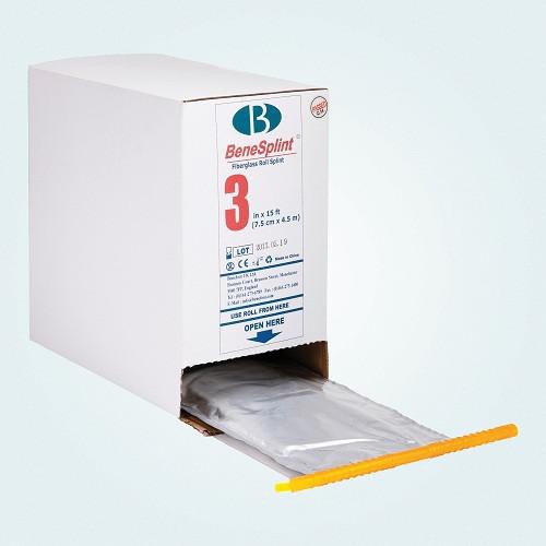 Benecast Splint on a Roll is packaged in an easy-to-use, easy-to-seal system.
