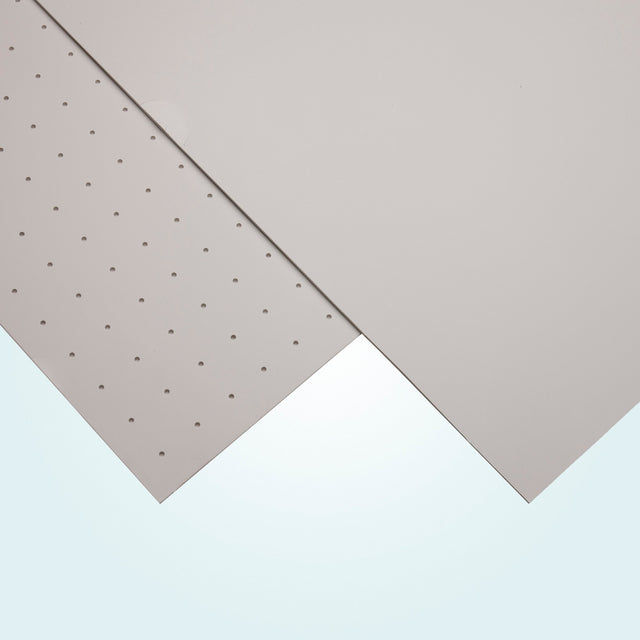 Beneplas Pro-Plus thermoplastic sheets, are available in a couple of perforations.